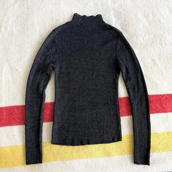 St Agni The Long Sleeve High Neck Knit Top in galaxy - Picture 8 of 11